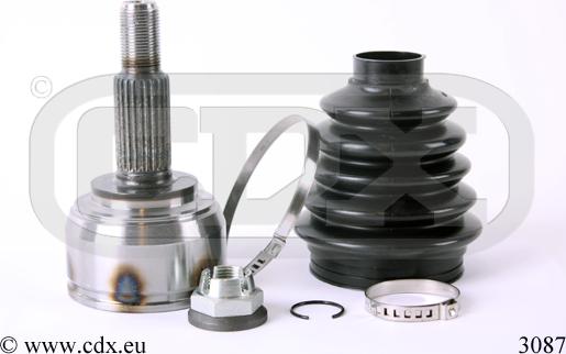 CDX 3087 - Шарнирный комплект, ШРУС, приводной вал autospares.lv