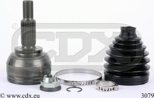 CDX 3079 - Шарнирный комплект, ШРУС, приводной вал autospares.lv