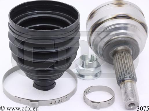 CDX 3075 - Шарнирный комплект, ШРУС, приводной вал autospares.lv