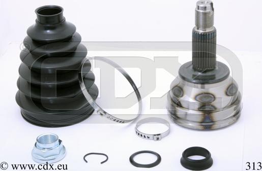 CDX 313 - Шарнирный комплект, ШРУС, приводной вал autospares.lv