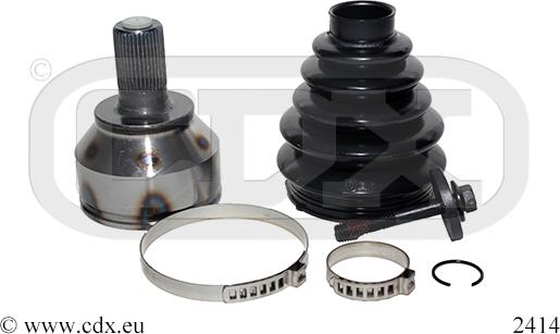 CDX 2414 - Шарнирный комплект, ШРУС, приводной вал autospares.lv