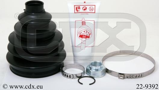 CDX 22-9392 - Пыльник, приводной вал autospares.lv