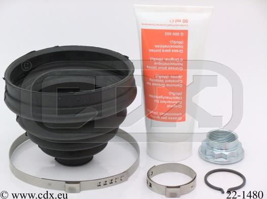 CDX 22-1480 - Пыльник, приводной вал autospares.lv