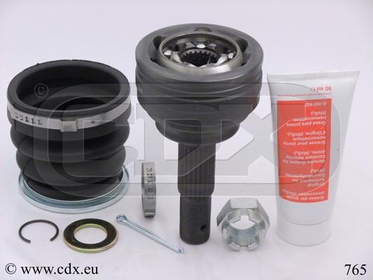 CDX 765 - Шарнирный комплект, ШРУС, приводной вал autospares.lv