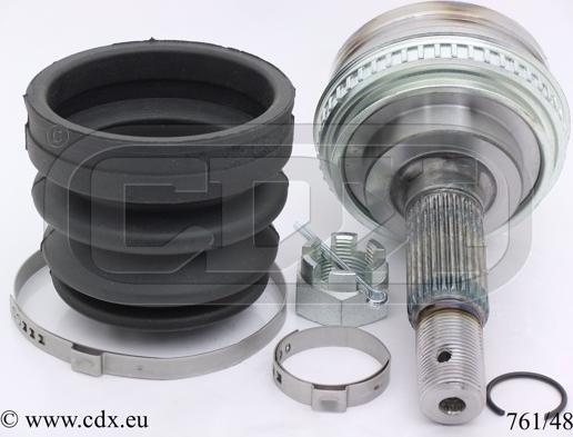 CDX 761/48 - Шарнирный комплект, ШРУС, приводной вал autospares.lv