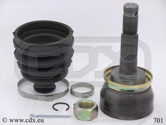 CDX 701 - Шарнирный комплект, ШРУС, приводной вал autospares.lv