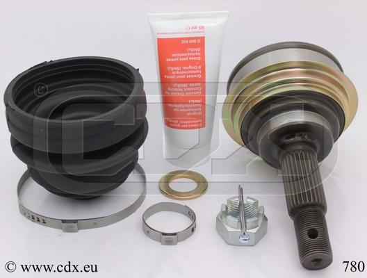 CDX 780 - Шарнирный комплект, ШРУС, приводной вал autospares.lv