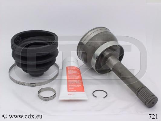 CDX 721 - Шарнирный комплект, ШРУС, приводной вал autospares.lv