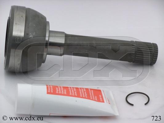 CDX 723 - Шарнирный комплект, ШРУС, приводной вал autospares.lv