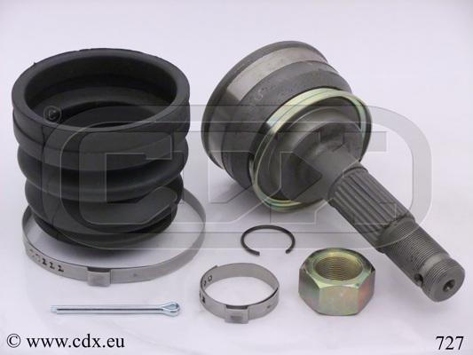 CDX 727 - Шарнирный комплект, ШРУС, приводной вал autospares.lv