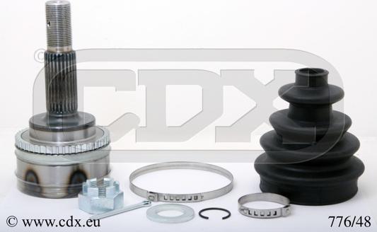 CDX 776/48 - Шарнирный комплект, ШРУС, приводной вал autospares.lv