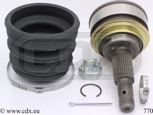 CDX 770 - Шарнирный комплект, ШРУС, приводной вал autospares.lv