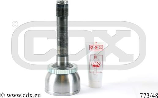 CDX 773/48 - Шарнирный комплект, ШРУС, приводной вал autospares.lv