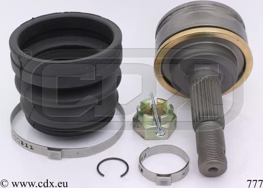 CDX 777 - Шарнирный комплект, ШРУС, приводной вал autospares.lv