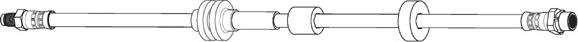 CEF 514596 - Тормозной шланг autospares.lv