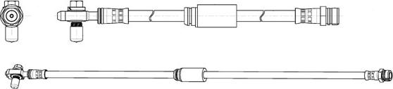 CEF 514555 - Тормозной шланг autospares.lv