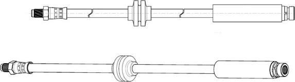 CEF 514558 - Тормозной шланг autospares.lv