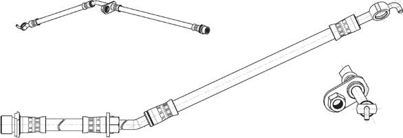 CEF 514589 - Тормозной шланг autospares.lv