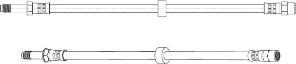 CEF 514619 - Тормозной шланг autospares.lv