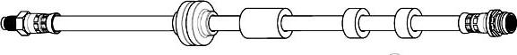 CEF 514617 - Тормозной шланг autospares.lv