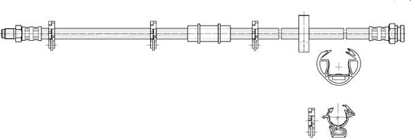 CEF 516974 - Тормозной шланг autospares.lv