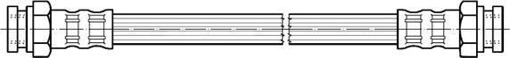 CEF 516 872 - Тормозной шланг autospares.lv