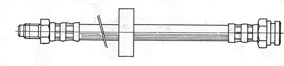 CEF 516717 - Тормозной шланг autospares.lv