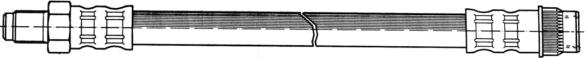 CEF 510943 - Тормозной шланг autospares.lv