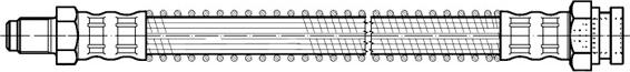 CEF 510571 - Тормозной шланг autospares.lv