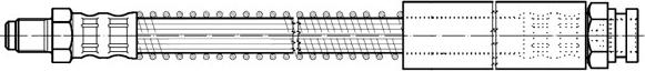 CEF 510572 - Тормозной шланг autospares.lv