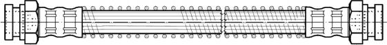 CEF 510603 - Тормозной шланг autospares.lv