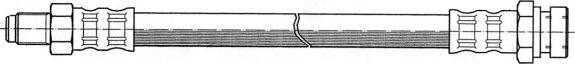 CEF 510633 - Тормозной шланг autospares.lv