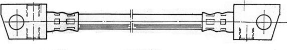 CEF 510628 - Тормозной шланг autospares.lv