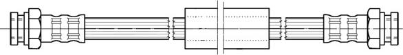 CEF 510024 - Тормозной шланг autospares.lv