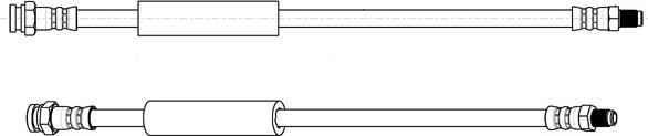 CEF 510028 - Тормозной шланг autospares.lv