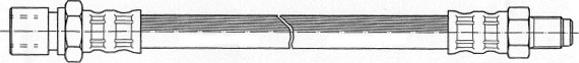 CEF 510175 - Тормозной шланг autospares.lv