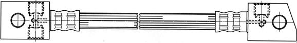 CEF 510841 - Тормозной шланг autospares.lv