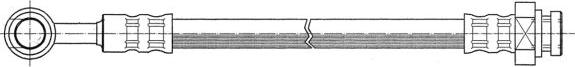 CEF 510880 - Тормозной шланг autospares.lv