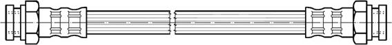 CEF 510836 - Тормозной шланг autospares.lv