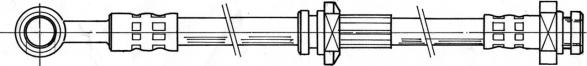 CEF 510878 - Тормозной шланг autospares.lv