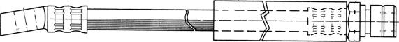 CEF 510323 - Тормозной шланг autospares.lv