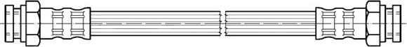 CEF 510234 - Тормозной шланг autospares.lv