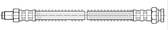 CEF 510741 - Тормозной шланг autospares.lv