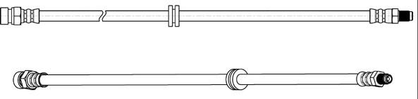 CEF 510755 - Тормозной шланг autospares.lv