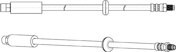 CEF 510762 - Тормозной шланг autospares.lv