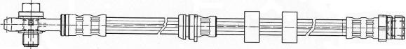 CEF 511944 - Тормозной шланг autospares.lv