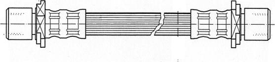 CEF 511965 - Тормозной шланг autospares.lv