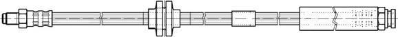 CEF 511923 - Тормозной шланг autospares.lv