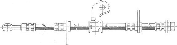 CEF 511456 - Тормозной шланг autospares.lv