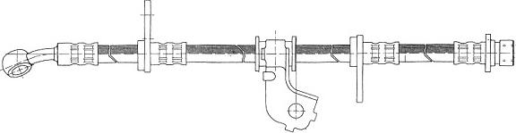 CEF 511452 - Тормозной шланг autospares.lv